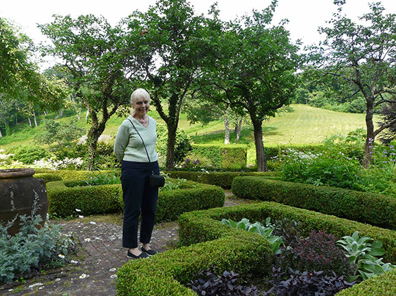 Janice in the English Garden
