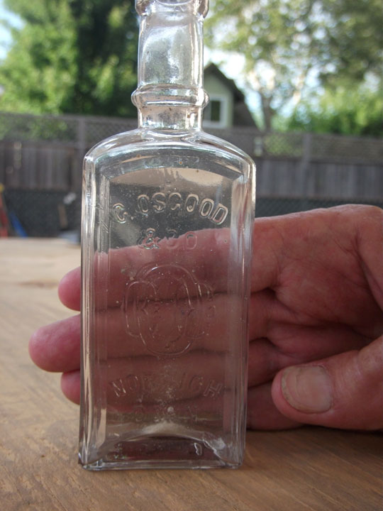 Osgood bottle from the Mansfield Drive-In Flea Market