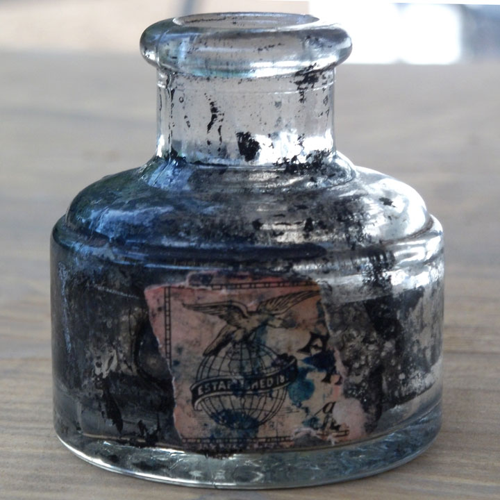 Higgins ink bottle